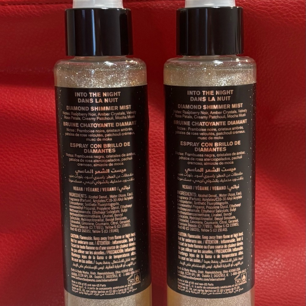 2~Bath & Body Works Into the Night Diamond Shimmer Mist 146ml/4.9oz. New - Picture 2 of 2